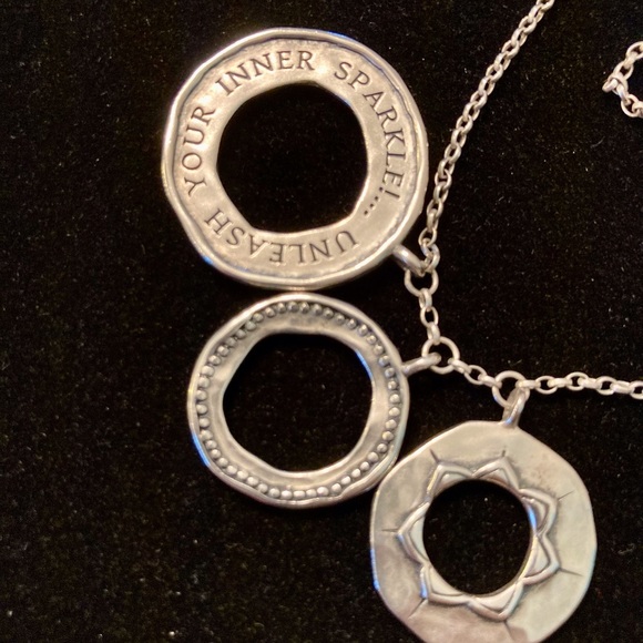 Vintage Silpada 29”L “Unleash Your Inner Sparkle” 925 Sterling necklace - Picture 2 of 4